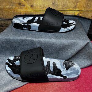 Asher Golf Camouflage Flat Deck Slide Sandals